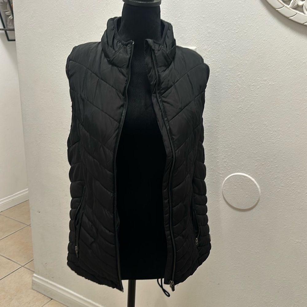 Black Puffer Vest